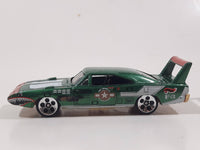 1998 Hot Wheels Flyin' Aces Dodge Charger Daytona Green Die Cast Toy Muscle Car Vehicle