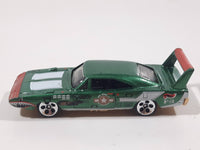 1998 Hot Wheels Flyin' Aces Dodge Charger Daytona Green Die Cast Toy Muscle Car Vehicle