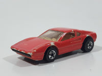 1989 Hot Wheels Automagic II Street Beast Race Bait 308 Red Ferrari Die Cast Toy Car Vehicle - No Tampos - BW - Color Racers