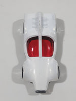 1997 Hot Wheels White Ice Speed Machine Pearl White Die Cast Toy Car Vehicle