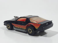 1982 Hot Wheels Blown Camaro Z-28 Black Die Cast Toy Car Vehicle