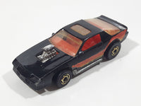 1982 Hot Wheels Blown Camaro Z-28 Black Die Cast Toy Car Vehicle