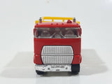 1993 Hot Wheels Ford Stake Bed Truck Red Die Cast Toy Car Vehicle Semi Rig Tractor