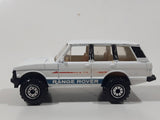 1990 Hot Wheels Range Rover White Die Cast Toy Car Vehicle