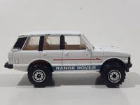 1990 Hot Wheels Range Rover White Die Cast Toy Car Vehicle