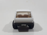 1990 Hot Wheels Range Rover White Die Cast Toy Car Vehicle