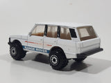 1990 Hot Wheels Range Rover White Die Cast Toy Car Vehicle