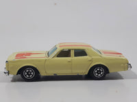 Yatming No. 1031 Dodge Monaco Pale Cream Yellow Die Cast Toy Car Vehicle