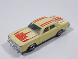 Yatming No. 1031 Dodge Monaco Pale Cream Yellow Die Cast Toy Car Vehicle