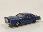 Vintage Yatming No. 1052 Ford Continental Mark IV Dark Blue Die Cast Toy Car Vehicle with Opening Doors