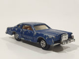 Vintage Yatming No. 1052 Ford Continental Mark IV Dark Blue Die Cast Toy Car Vehicle with Opening Doors