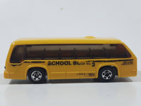 1988 Hot Wheels Rapid Transit School Bus No. 3 Yellow Die Cast Toy Vehicle