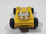 1985 Hot Wheels XV Racer X-11 Yellow Motorized Friction Die Cast Toy Car Vehicle Hong Kong