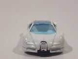 2007 Hot Wheels Mystery Car Bugatti Veyron Pearl White Die Cast Toy Dream Super Car Vehicle