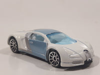 2007 Hot Wheels Mystery Car Bugatti Veyron Pearl White Die Cast Toy Dream Super Car Vehicle