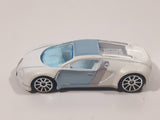 2007 Hot Wheels Mystery Car Bugatti Veyron Pearl White Die Cast Toy Dream Super Car Vehicle