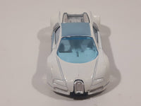 2007 Hot Wheels Mystery Car Bugatti Veyron Pearl White Die Cast Toy Dream Super Car Vehicle