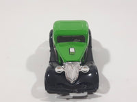 2001 Hot Wheels 3-Window '34 Green Die Cast Toy Car Hot Rod Vehicle