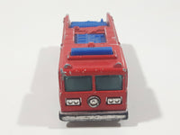 1982 Hot Wheels Fire Eater Red Fire Truck Die Cast Toy Car Vehicle BW Blue Lights Malaysia