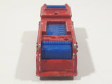 1982 Hot Wheels Fire Eater Red Fire Truck Die Cast Toy Car Vehicle BW Blue Lights Malaysia