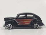 2001 Hot Wheels Hot Rods '40 Ford 2-Door Black Die Cast Toy Hot Rod Car Vehicle