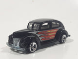 2001 Hot Wheels Hot Rods '40 Ford 2-Door Black Die Cast Toy Hot Rod Car Vehicle