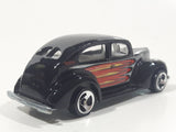 2001 Hot Wheels Hot Rods '40 Ford 2-Door Black Die Cast Toy Hot Rod Car Vehicle