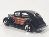 2001 Hot Wheels Hot Rods '40 Ford 2-Door Black Die Cast Toy Hot Rod Car Vehicle