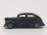 1983 Hot Wheels Hot Ones '40 Ford 2-Door Black Die Cast Toy Hot Rod Car Vehicle