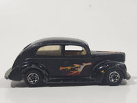 1983 Hot Wheels Hot Ones '40 Ford 2-Door Black Die Cast Toy Hot Rod Car Vehicle