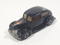 1983 Hot Wheels Hot Ones '40 Ford 2-Door Black Die Cast Toy Hot Rod Car Vehicle