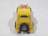 1986 Hot Wheels '37 Bugatti Yellow and Red Die Cast Toy Classic Luxury Car Vehicle