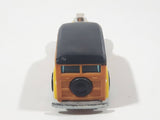 1990 Hot Wheels '40's Woodie Yellow and Black Wood Panel Die Cast Toy Car Vehicle