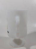 Vintage Walt Disney Productions Winnie The Pooh 4 3/4" Tall White Milk Glass Pedestal Cup