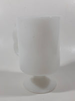 Vintage Walt Disney Productions Winnie The Pooh 4 3/4" Tall White Milk Glass Pedestal Cup