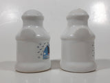 Vintage Queen Mary Long Beach California 3 1/8" Tall Ceramic Salt and Pepper Shakers Set