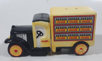 1996 The  Coca Cola Company Delivery Truck Shaped  4 1/4" Long Ceramic Salt and Pepper Shakers Set