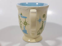 Disney Princess Tiana Ceramic Elegantly Designed Light Yellow and Blue Tea Cup Coffee Mug Collectible