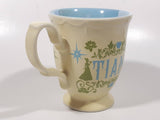 Disney Princess Tiana Ceramic Elegantly Designed Light Yellow and Blue Tea Cup Coffee Mug Collectible