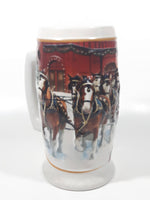 2006 Ceramarte Anheuser-Busch Budweiser Holiday Stein "Sunset At The Stables" CS670 7 1/2" Tall Ceramic Beer Stein