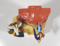 1998 OddzOn Pez Cap Candy Warner Bros. Looney Tunes Wile E. Coyote 7" Tall Candy Hander Dispenser