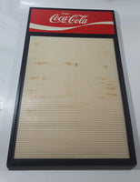 Vintage Enjoy Coca Cola 16 3/4" x 27 1/2" Plastic Menu Board