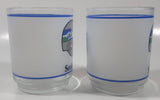 Mobil Seattle Seahawks NFL Football Team 4" Tall Frosted Glass Cups Set of 2