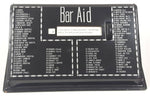 Vintage 1950s Bar Aid Bar Guide Roller in Black Tin Metal Case