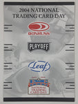 2004 National Trading Card Day Donruss Playoff Leaf April 3 2004 MLB Baseball Trading Cards (Individual)