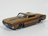 2013 Hot Wheels HW Showroom: Muscle Mania '69 Ford Torino Talladega Satin Gold Die Cast Toy Muscle Car Vehicle