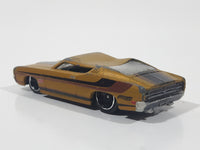 2013 Hot Wheels HW Showroom: Muscle Mania '69 Ford Torino Talladega Satin Gold Die Cast Toy Muscle Car Vehicle