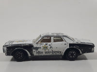 1980s Yatming Dodge Monaco Sheriff Highway Patrol 18 Police Cop White Black Die Cast Toy Car Emergency Rescue Vehicle