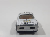 1980s Yatming Dodge Monaco Sheriff Highway Patrol 18 Police Cop White Black Die Cast Toy Car Emergency Rescue Vehicle