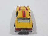 Vintage Yatming Chevy Camaro Z28 Yellow No. 1077 Die Cast Toy Muscle Car Vehicle with Opening Doors (1 Missing)